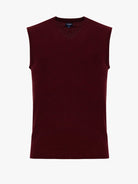 BORDEAUX WOOL PULLOVER SHORT SLEEVE REGULAR FIT MR. BLUE