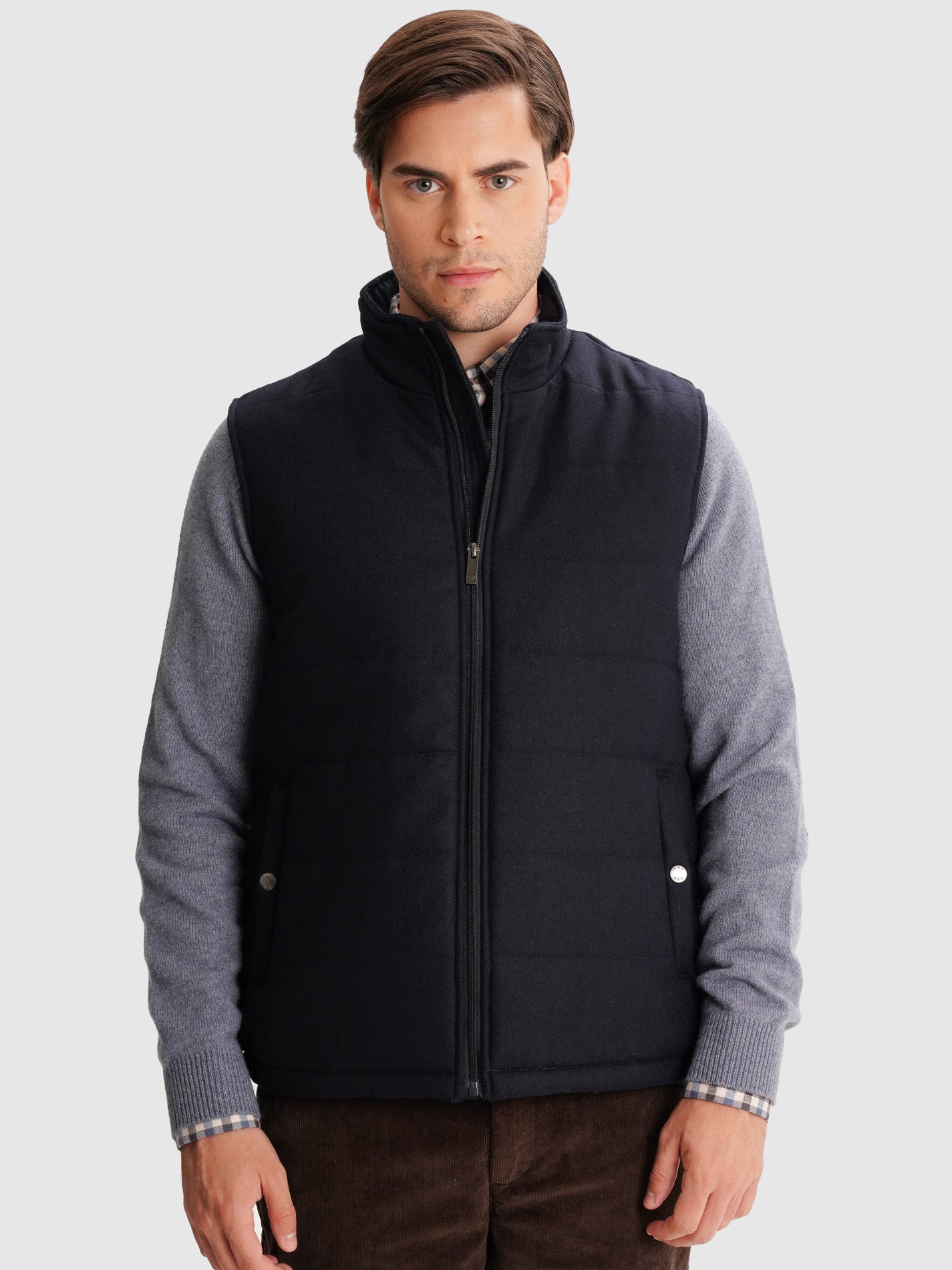 BLUSÃO AZUL REGULAR FIT MR. BLUE