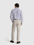 CAMISA ALGODÓN AZUL MANGA LARGA REGULAR FIT MR. AZUL