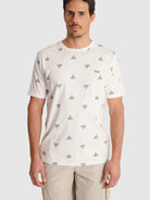 CAMISETA RAW MANGA CORTA REGULAR FIT MR. AZUL