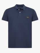 POLO AZUL MANGA CURTA REGULAR FIT MR. BLUE