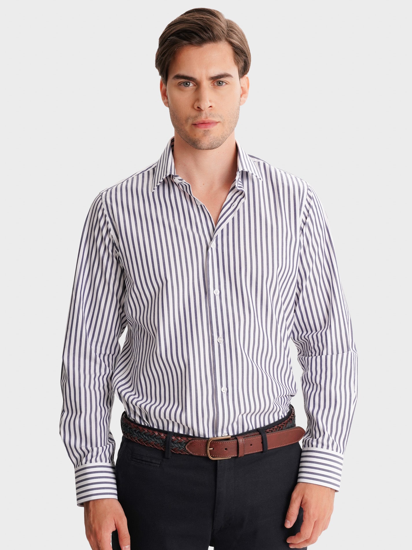 CAMISA AZUL SLIM FIT MR. BLUE