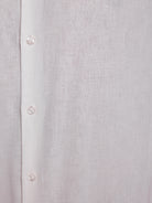 CAMISA LINHO BRANCA MANGA COMPRIDA SLIM FIT MR. BLUE