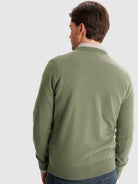 PULLOVER FINO VERDE MANGA COMPRIDA REGULAR FIT MR. BLUE