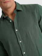 CAMISA VERDE MANGA COMPRIDA REGULAR FIT MARK BELLUCCI
