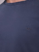 CAMISETA ALGODÓN AZUL MANGA CORTA REGULAR FIT MR. AZUL