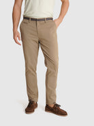 CALÇAS TWILL CAMELS SLIM FIT MR. BLUE