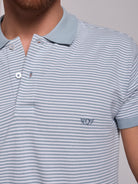 POLO AZUL MANGA CURTA REGULAR FIT MR. BLUE