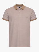POLO CAMEL MANGA CURTA REGULAR FIT MR. BLUE