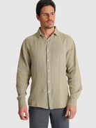 CAMISA VERDE MANGA COMPRIDA TAILORED FIT MARK BELLUCCI