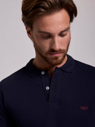 POLO AZUL MANGA CURTA REGULAR FIT MR. BLUE