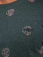 T-SHIRT ALGODÃO VERDE MANGA CURTA REGULAR FIT MR. BLUE