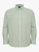 CAMISA LINHO VERDE MANGA COMPRIDA REGULAR FIT MR. BLUE