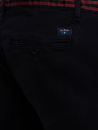 PANTALÓN ESTRUCTURA AZUL SLIM FIT MR. AZUL