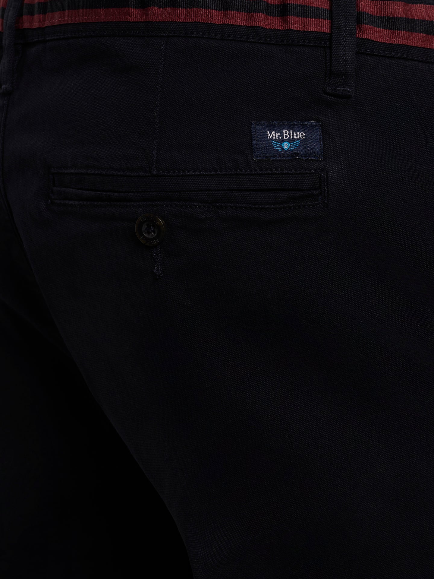 PANTALÓN ESTRUCTURA AZUL SLIM FIT MR. AZUL