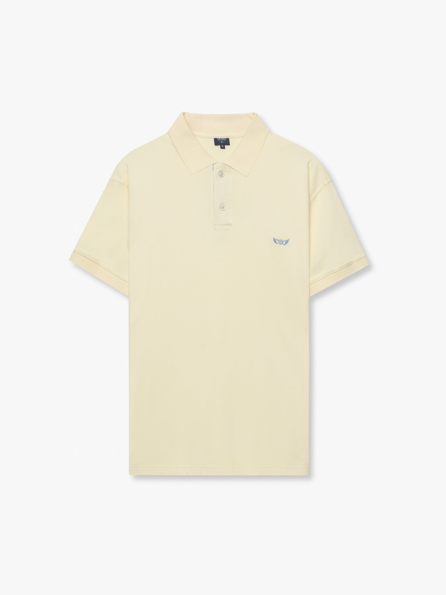 POLO PIQUET AMARELO MANGA CURTA REGULAR FIT MR. BLUE