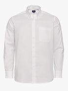 CAMISA ALGODÃO BRANCA MANGA COMPRIDA REGULAR FIT MR. BLUE