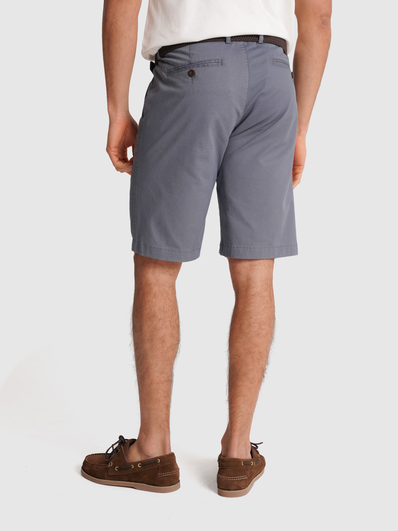 BERMUDA TWILL AZUIS REGULAR FIT MR. BLUE