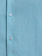 CAMISA LINHO AZUL MANGA COMPRIDA TAILORED FIT MARK BELLUCCI