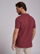 POLO ALGODÃO VERMELHO MANGA CURTA REGULAR FIT MARK BELLUCCI