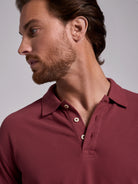 POLO ALGODÃO VERMELHO MANGA CURTA REGULAR FIT MARK BELLUCCI