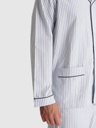 Pijama Azul Manga Comprida Classic Fit Mr. Blue