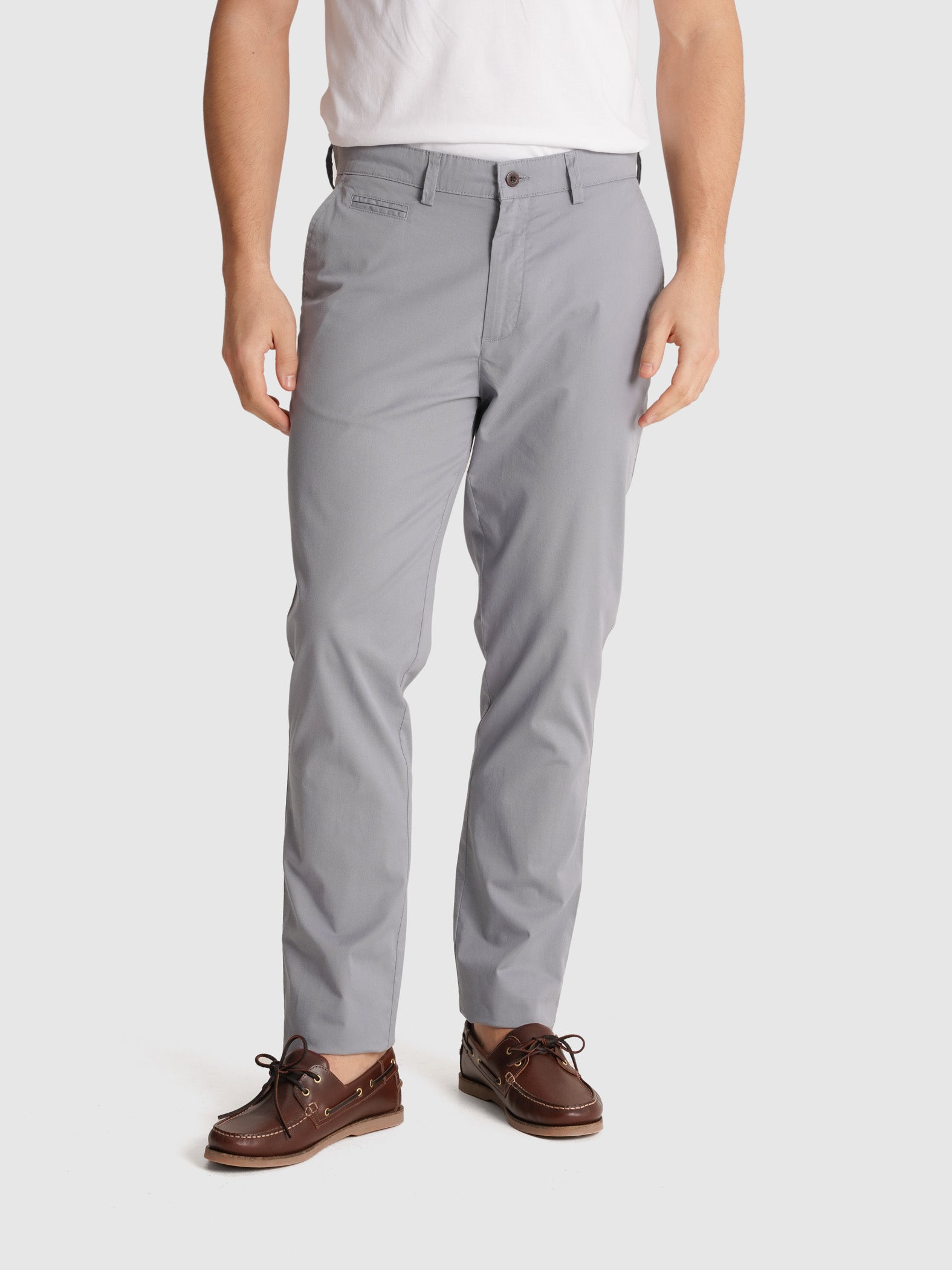 CALÇAS CINZENTAS SLIM FIT MR. BLUE