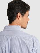 CAMISA AZUL MANGA COMPRIDA REGULAR FIT MR. BLUE
