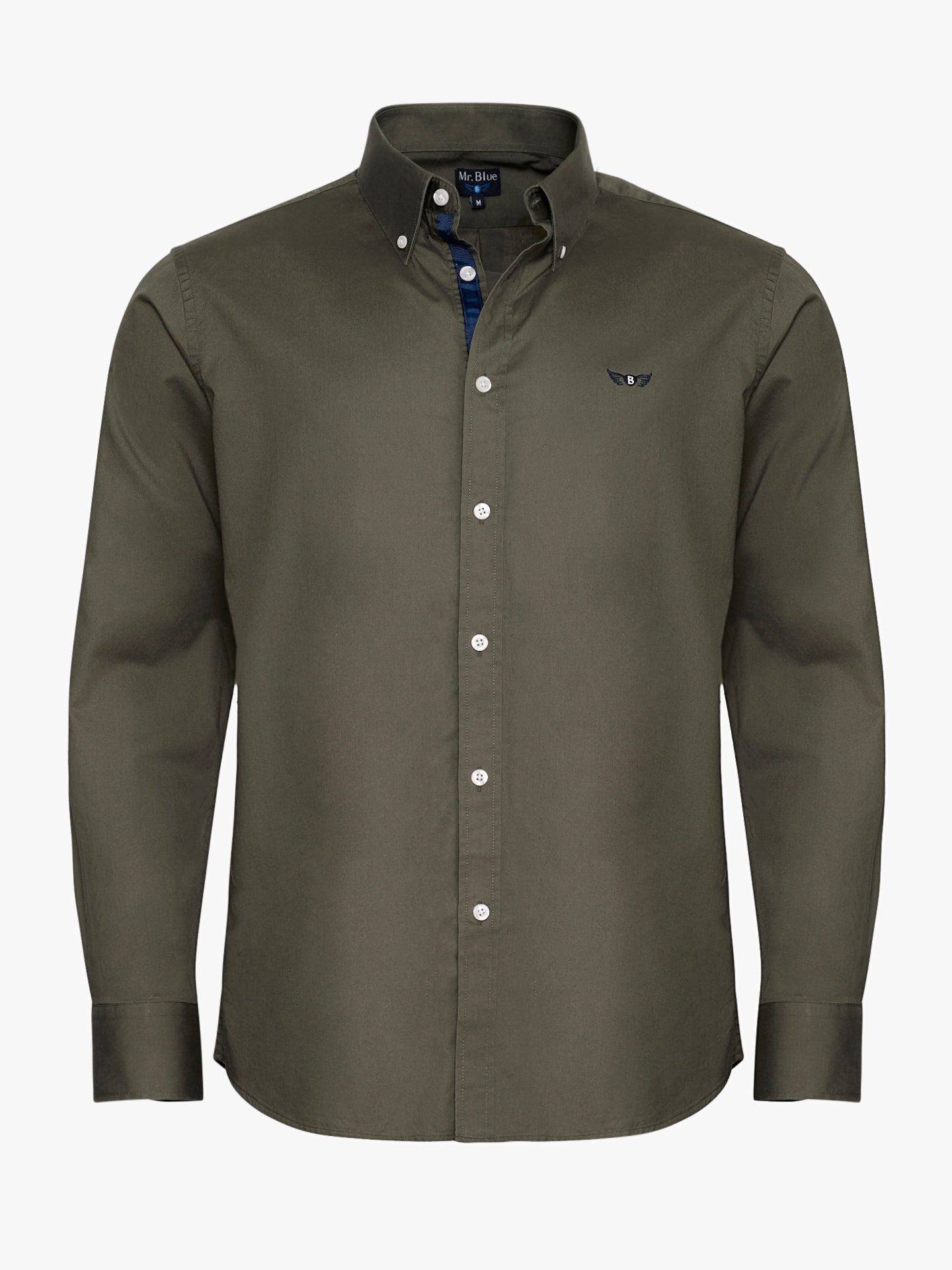 CAMISA VERDE REGULAR FIT MR. BLUE