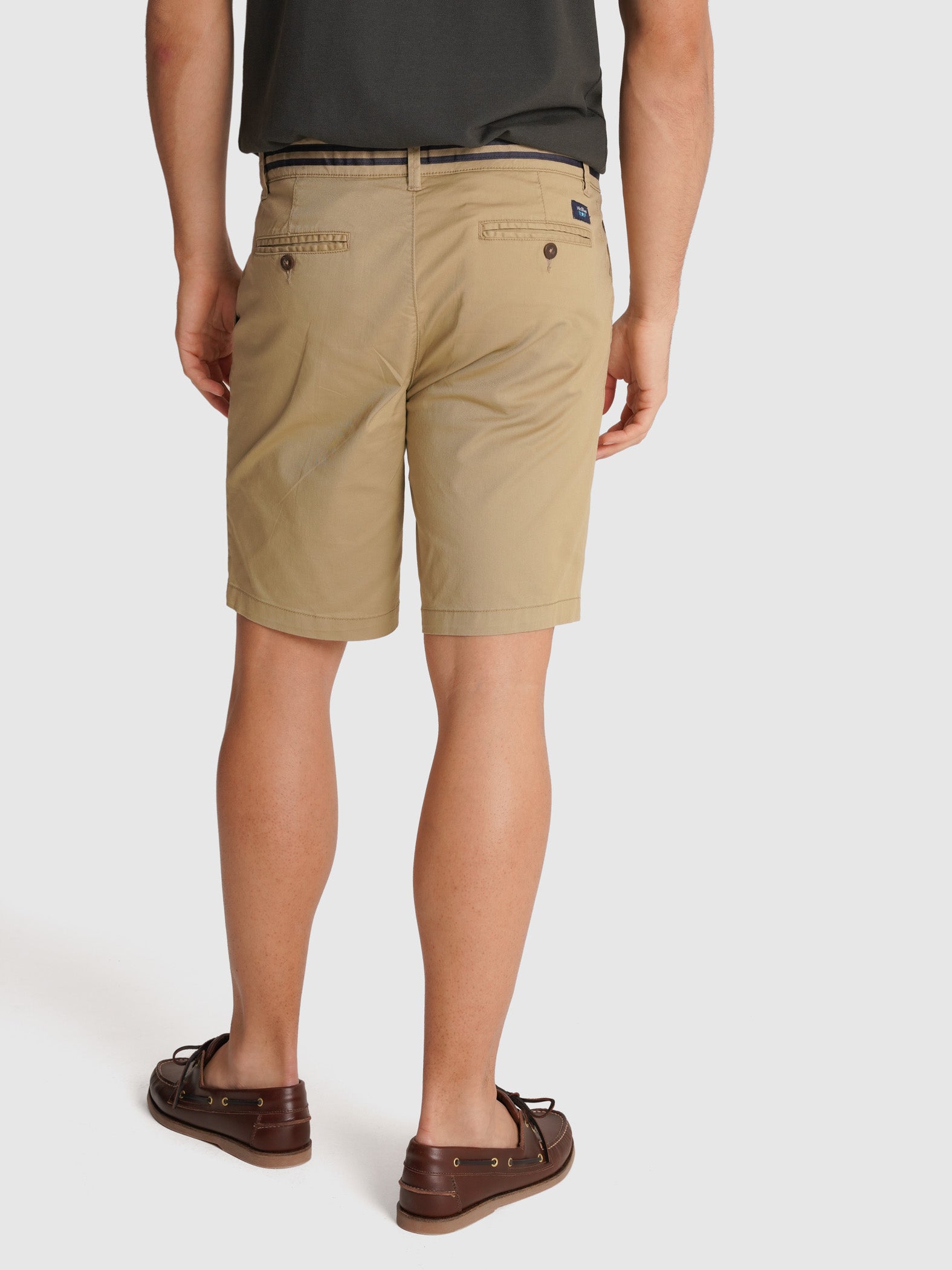 BERMUDA TWILL CAMELS REGULAR FIT MR. BLUE