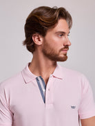 POLO MANGA CORTA REGULAR FIT ROSA MR. AZUL