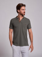 POLO VERDE MANGA CURTA REGULAR FIT MR. BLUE