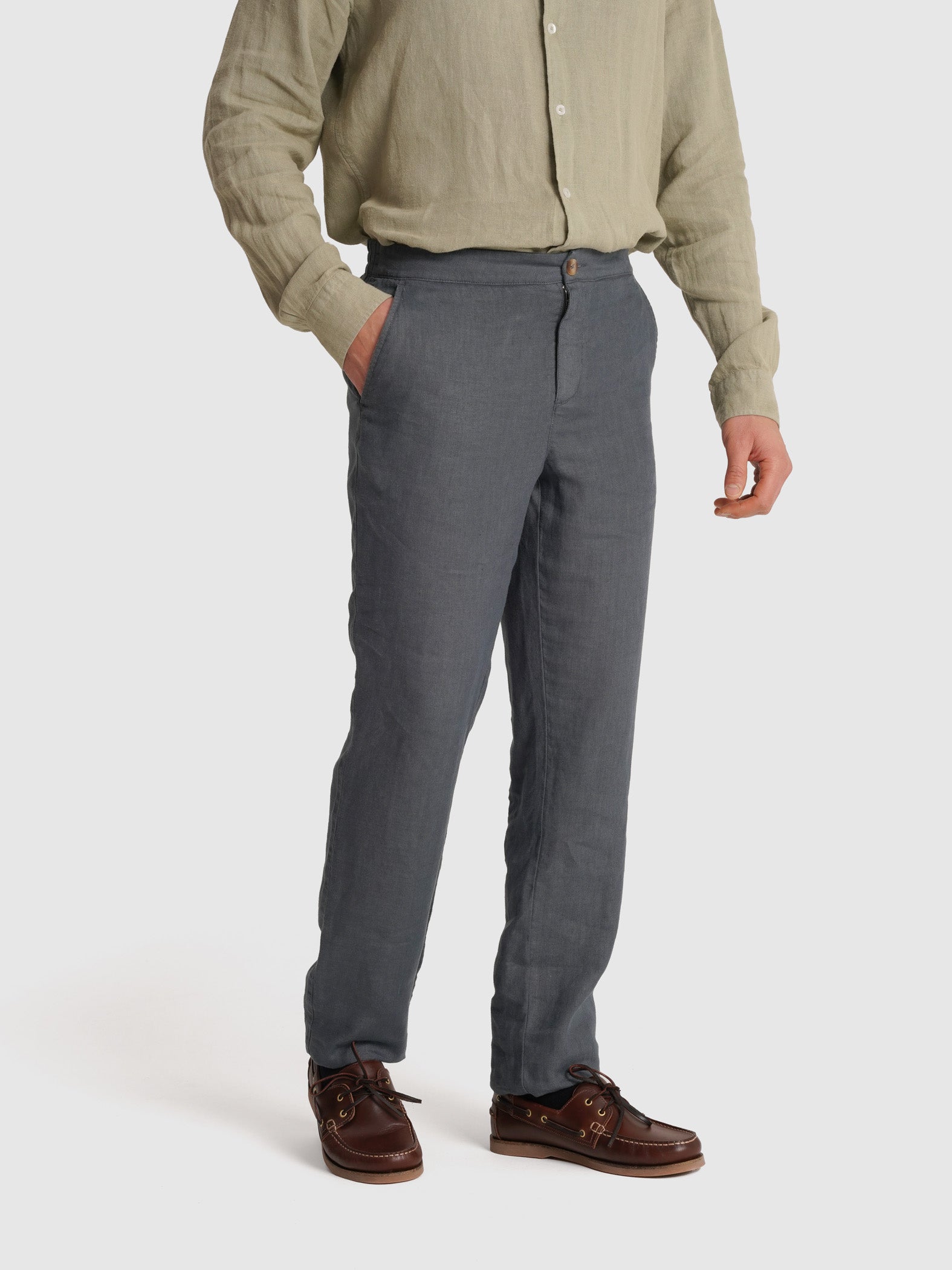 PANTALÓN REGULAR FIT AZUL MARK BELLUCCI