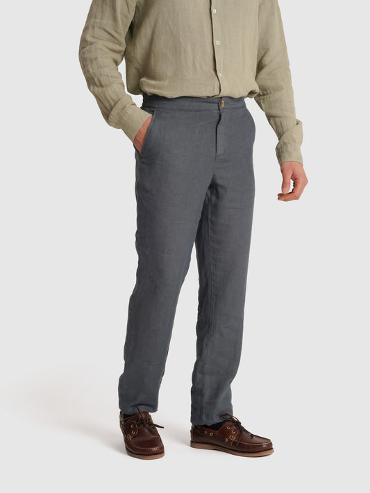 PANTALÓN REGULAR FIT AZUL MARK BELLUCCI