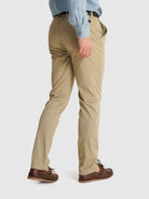 CALÇAS TWILL CAMELS SLIM FIT MR. BLUE