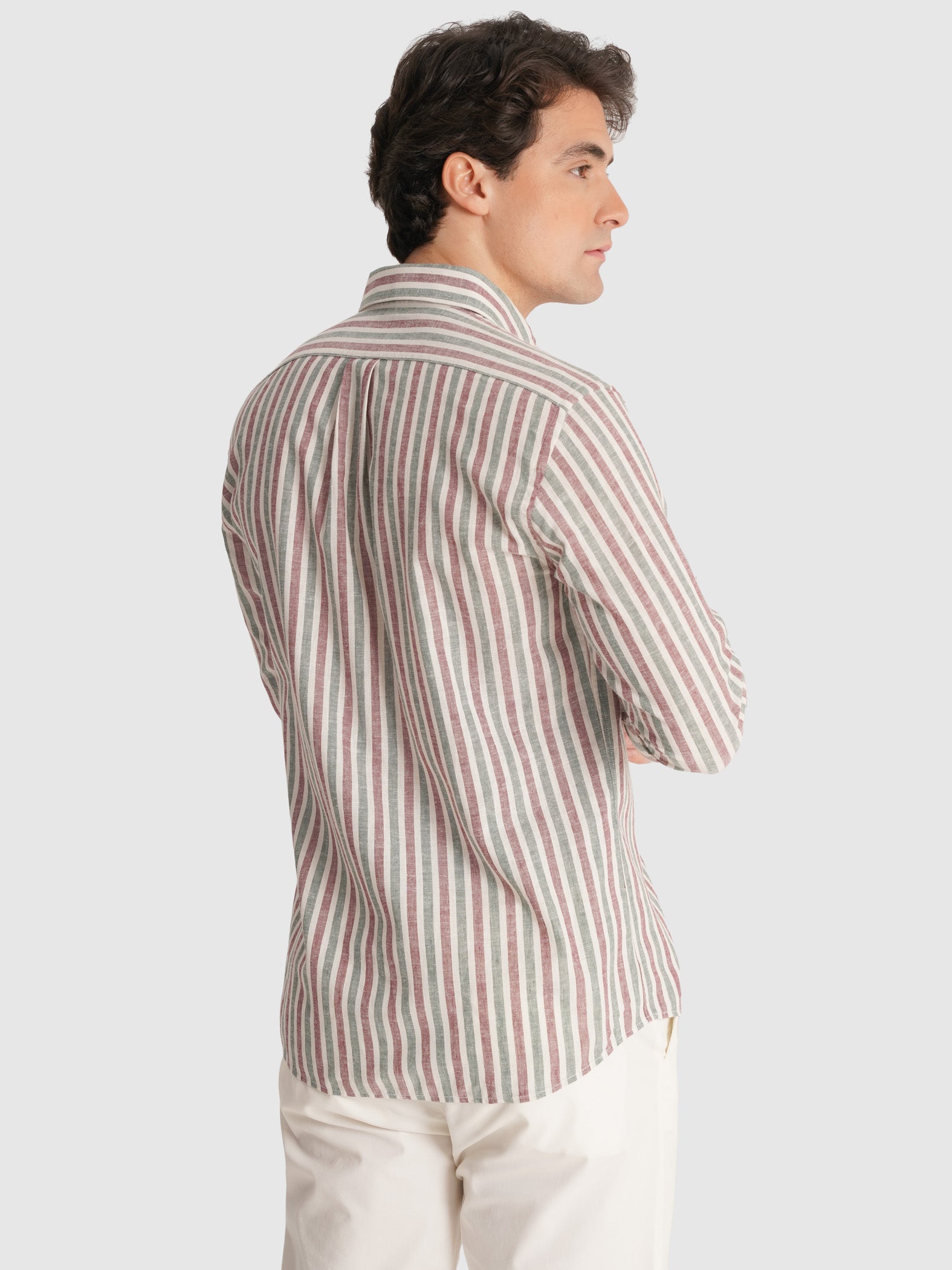 CAMISA VERMELHA MANGA COMPRIDA REGULAR FIT MR. BLUE