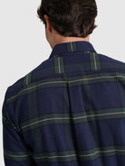 Camisa Algodão Azul Manga Comprida Regular Fit Mr. Blue