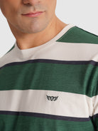 CAMISETA VERDE MANGA CORTA REGULAR FIT MR. AZUL