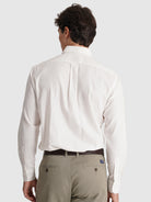 Camisa Algodão Branca Manga Comprida Regular Fit Mr. Blue