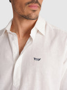 CAMISA BRANCA MANGA COMPRIDA REGULAR FIT MR. BLUE