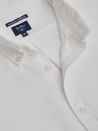 CAMISA DOBBY BRANCA MANGA COMPRIDA REGULAR FIT MR. BLUE