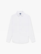 CAMISA MR BLANCA MANGA LARGA SLIM FIT. AZUL