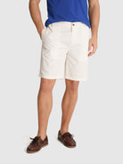 BERMUDA DE SARGA BLANCA REGULAR FIT MR. AZUL
