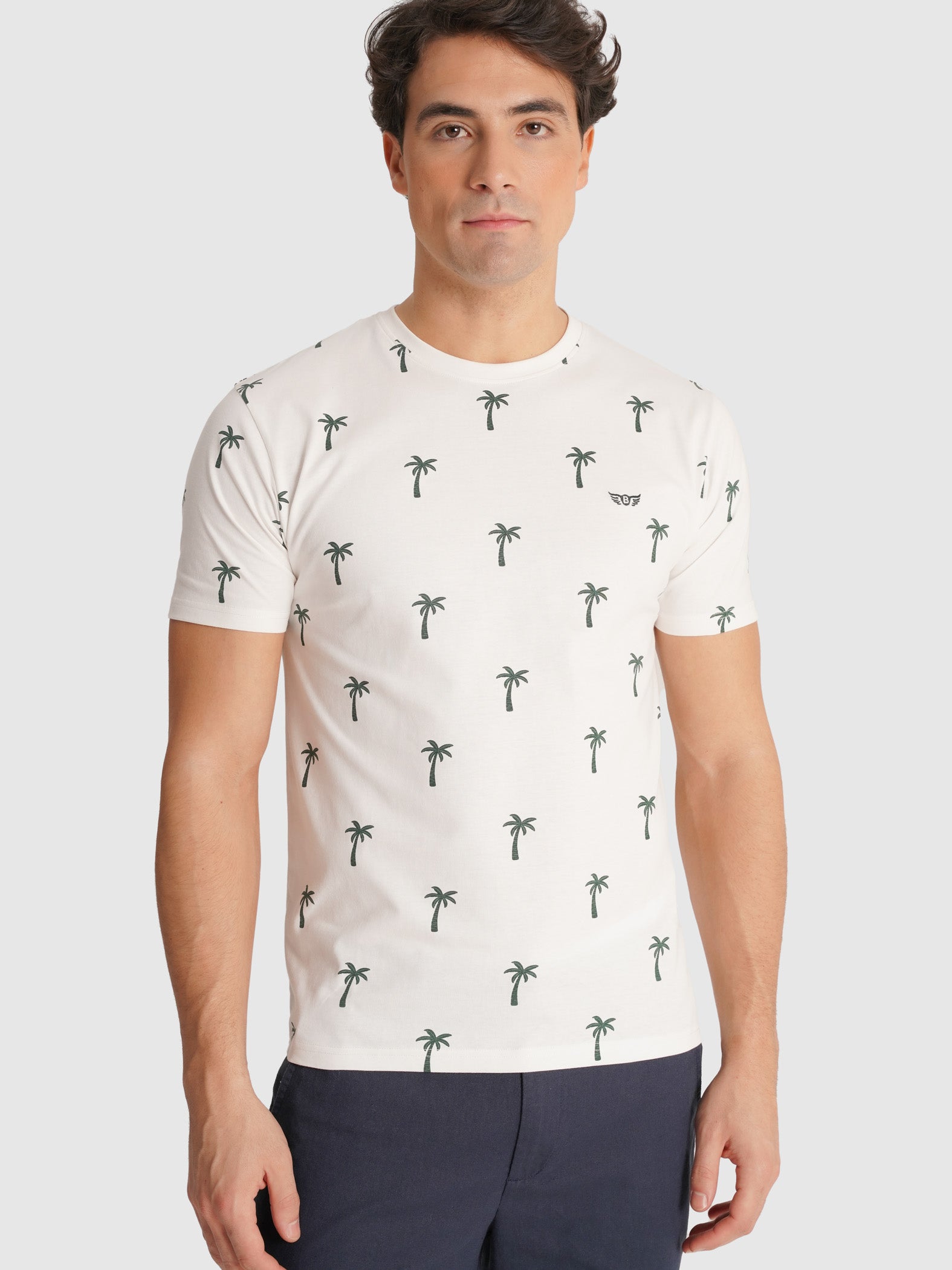 CAMISETA RAW MANGA CORTA REGULAR FIT MR. AZUL