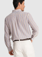 CAMISA OXFORD CASTANHA MANGA COMPRIDA REGULAR FIT MR. BLUE
