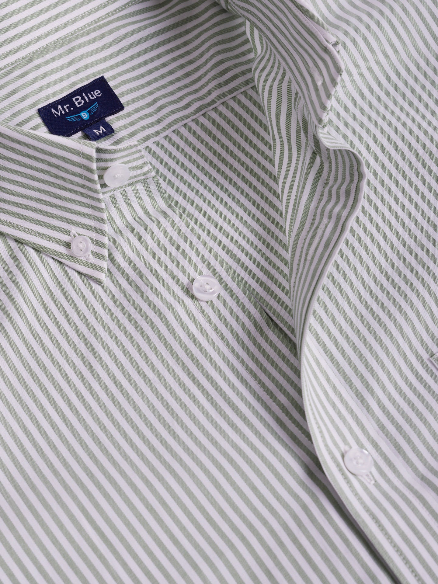 CAMISA VERDE REGULAR FIT MR. BLUE