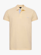 POLO AMARELO MANGA CURTA REGULAR FIT MR. BLUE