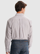GRAY REGULAR FIT MR SHIRT. BLUE