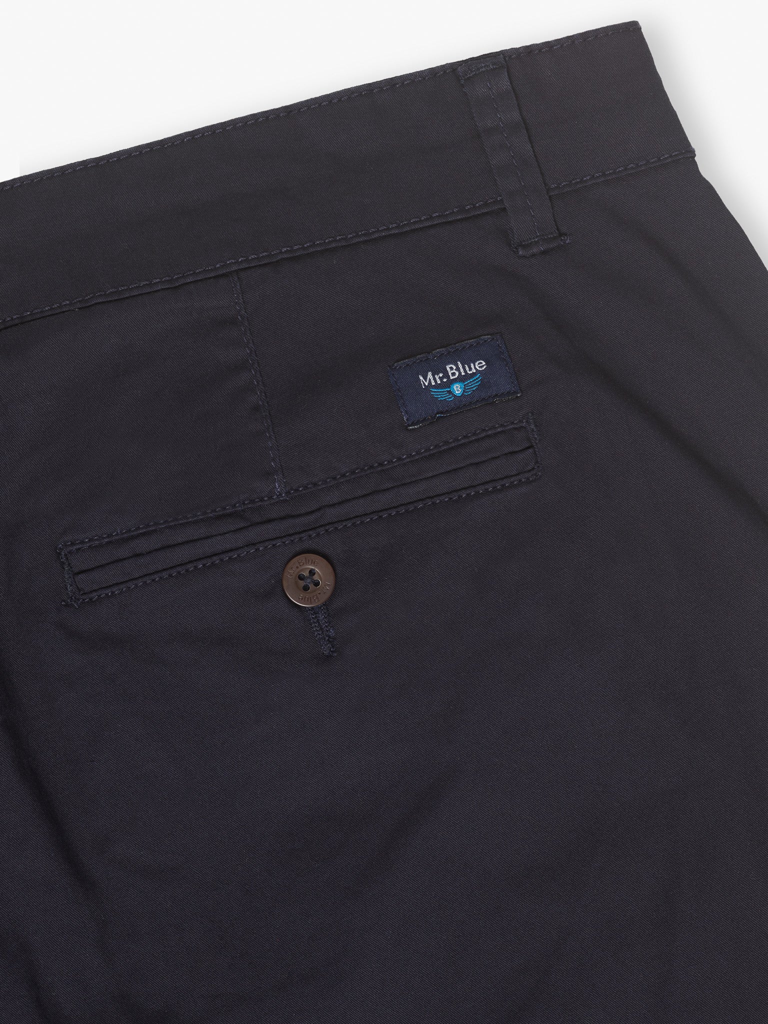 CALÇAS TWILL AZUIS REGULAR FIT MR. BLUE