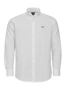 CAMISA DOBBY BRANCA MANGA COMPRIDA REGULAR FIT MR. BLUE